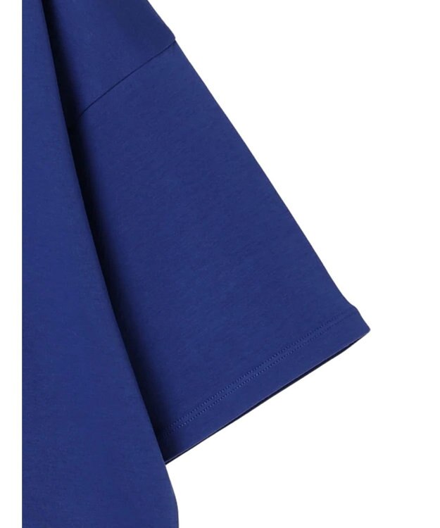 AMERICAN HOLIC モックネック５分袖カットプルオーバー Blue