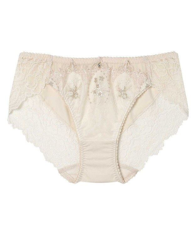 AMPHI ショーツ 【Glama-Rich グラマリッチ ボリュームUPタイプ】 BYJ306とペア アウターにひびきにくい(裾) PYJ106 アンフィ／ワコール ホワイト