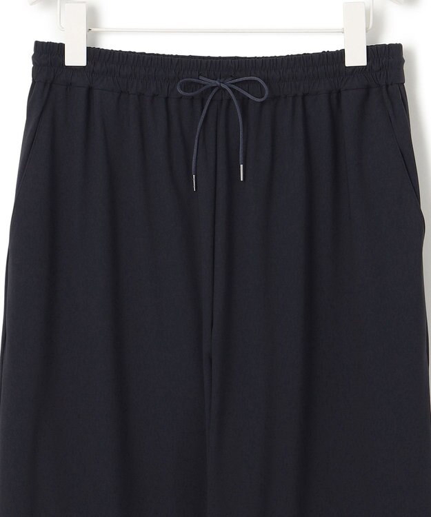 ICB L 【接触冷感・UVカット・速乾・洗える】マットスキューバ セミワイドパンツ ネイビー系［WEB限定］