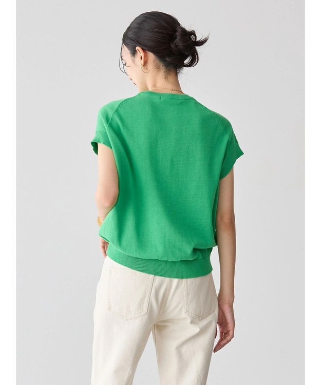 AMERICAN HOLIC フレンチスリーブニットプルオーバー Light Green