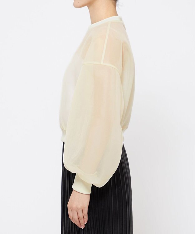 uncrave シアー ラッセル トップス（uncrave WHITE） エクリュ