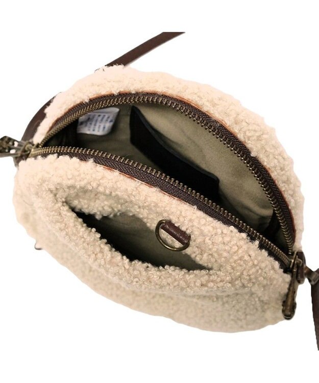 Regalo Felice 【リアルファー / お財布機能付き】ポシェット / REGALO BE(ベージュ)