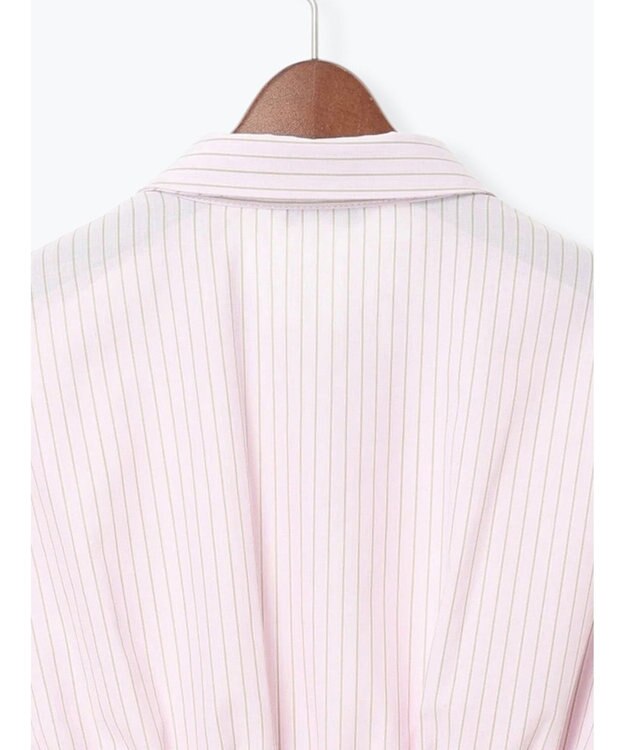 Te chichi ペプラムシャーリングシャツブラウス ピンク