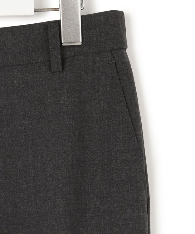 23区 L 【洗える】TWマットクロス スティック パンツ グレー系