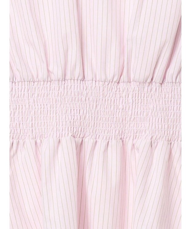 Te chichi ペプラムシャーリングシャツブラウス ピンク