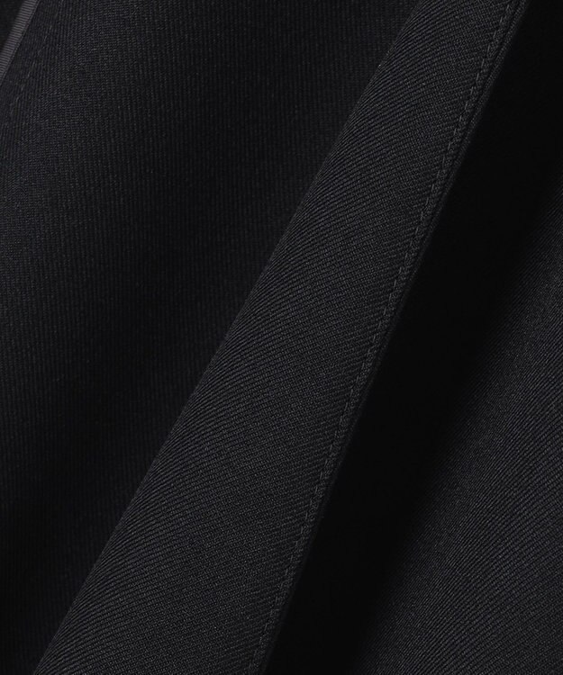 自由区 【接触冷感・速乾・UVカット・撥水・防シワ】リネンライクツイル ロングジレ ネイビー系