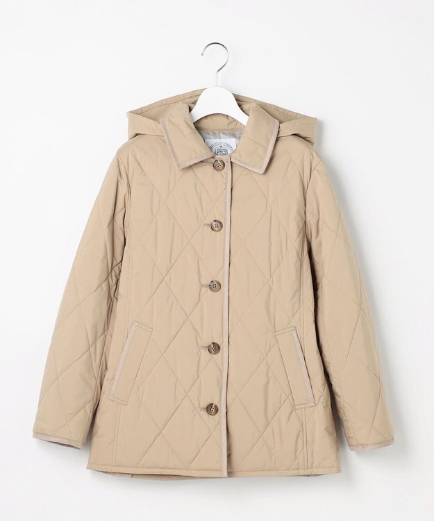 J.PRESS LADIES S 【2way】プレミアムBasic キルティング コート ベージュ系