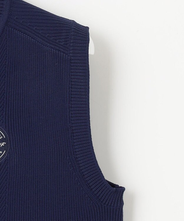 23区GOLF 【MEN/キングサイズ】【ウォッシャブル】ニット ベスト ネイビー系