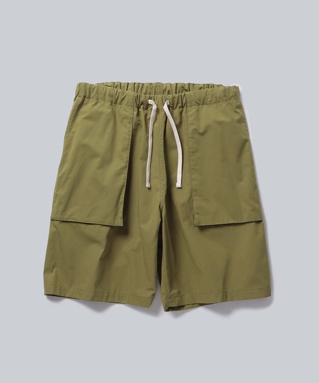 WHITE MAILS 【UNISEX】HIGH DENSITY DUMP BAKER ショーツ カーキ