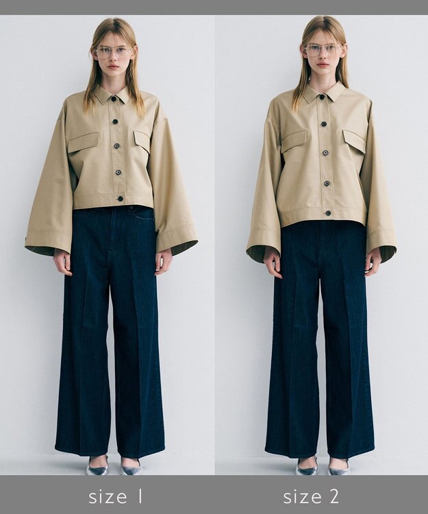 uncrave チノギャバジン ブルゾン ベージュ