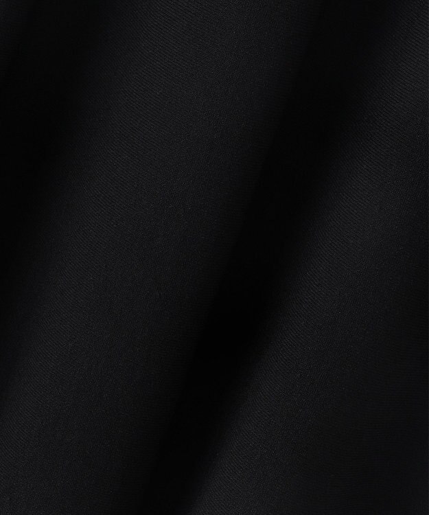 自由区 【カトリエムブーケ】Ruche フリルディテールニットドレス ブラック