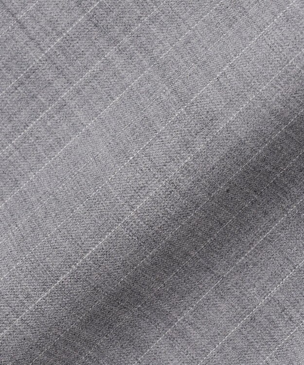 J.PRESS LADIES 【洗える】サイロウォッシャブル2wayストライプ ワイド パンツ グレーストライプ系1