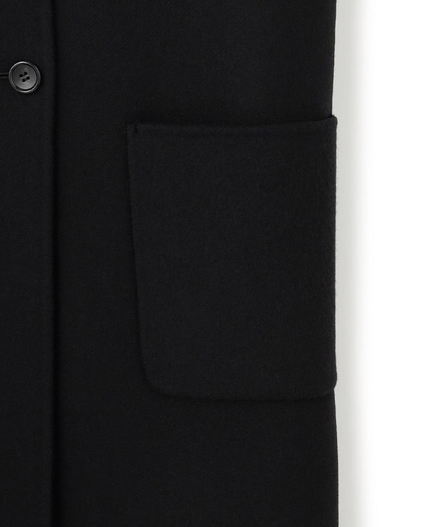 23区 【VERY掲載】MANTECOPureリバー スタンドカラーコート ブラック系