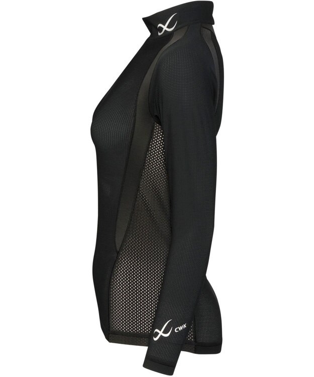 CW-X 【WOMEN】 CW-X レディース 機能性トップス 【JYURYU TOP】 長袖 肩が動かしやすくなる 運動時の疲労を軽減 ゴルフ 球技 マラソン JAY389 /ワコール ブラック