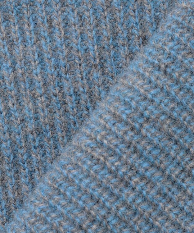 J.PRESS MEN 【KING SIZE】【Cash Lamb’s Wool】ハーフジップニット ブルー系