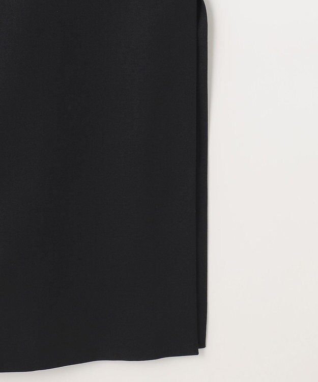 自由区 【接触冷感・速乾・UVカット・撥水・防シワ】リネンライクツイル ロングジレ ネイビー系