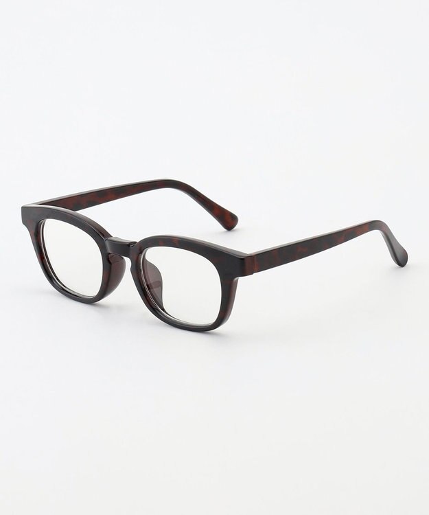 自由区 プレーン リーディンググラス ブラウン(+1.50)