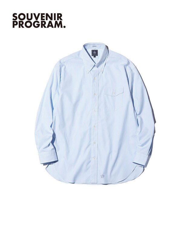 J.PRESS MEN 【J.PRESS ORIGINALS】【UNISEX】Pin Oxford Shirt / B.D. / Baggy-Fit サックスブルー系1