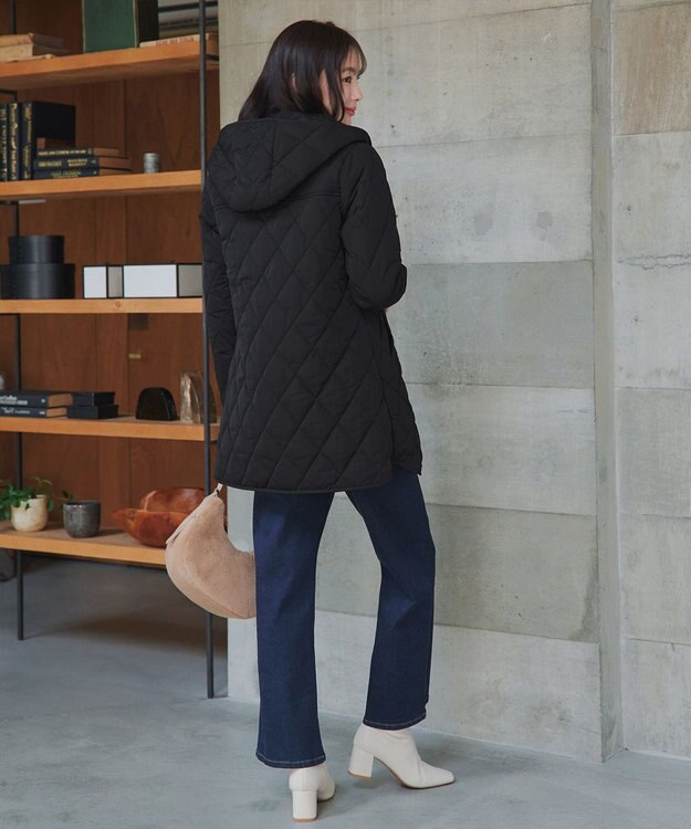 Tiaclasse 【安田美沙子さん着用・新色追加】中綿キルティングコート ブラック