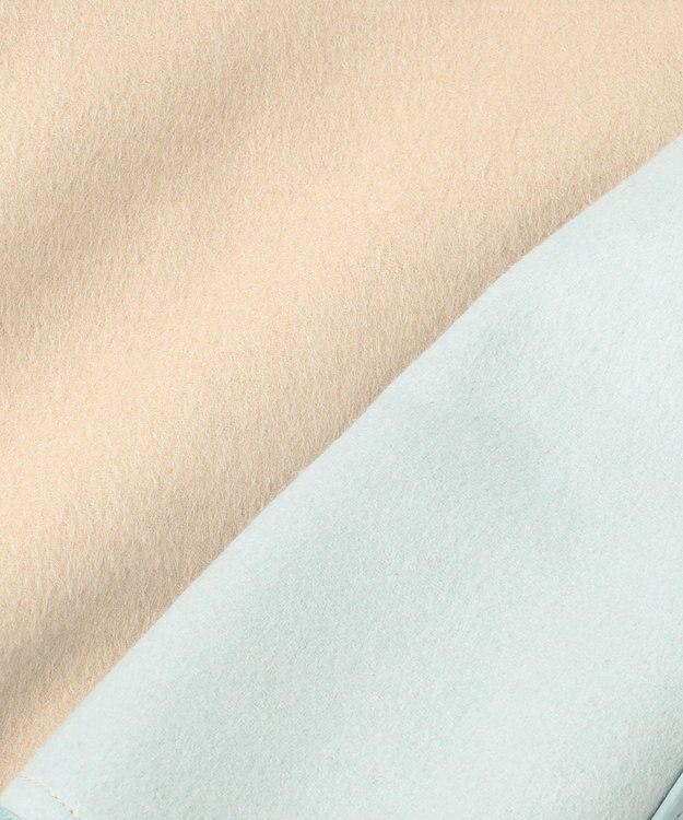 組曲 バイカラーダッフル ウールコート ベージュ系