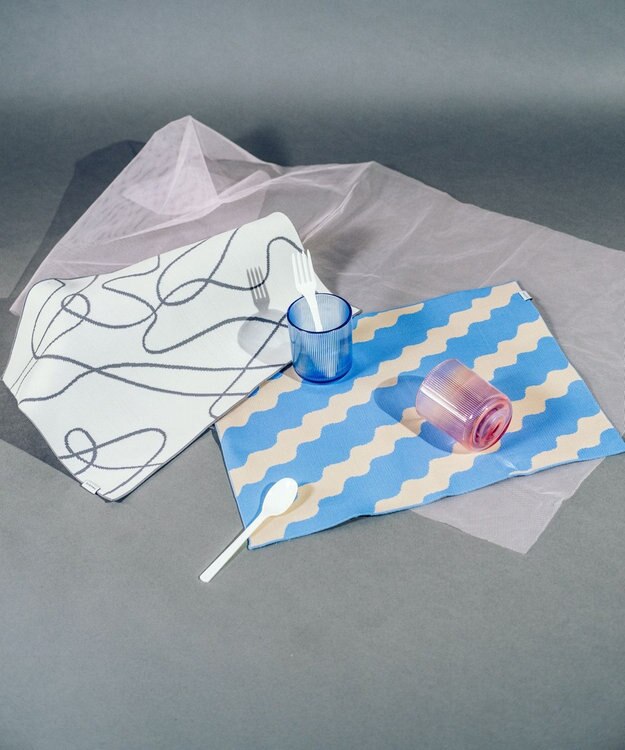 TRICOTE LINK PLACE MAT /リンクランチョンマット 94L.GRAY