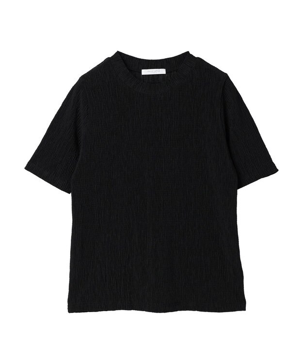 Green Parks BEST PRICE  ５分袖プリーツ加工プルオーバー Black