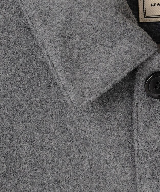 J.PRESS MEN 【定番】ウールカシミアビーバー ドレスカーコート ライトグレー系