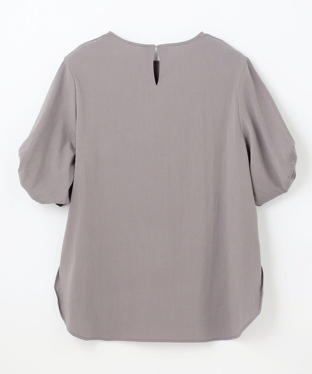 ANY 【洗濯機可能/接触冷感/UVケア】清涼リラックスブラウス グレー