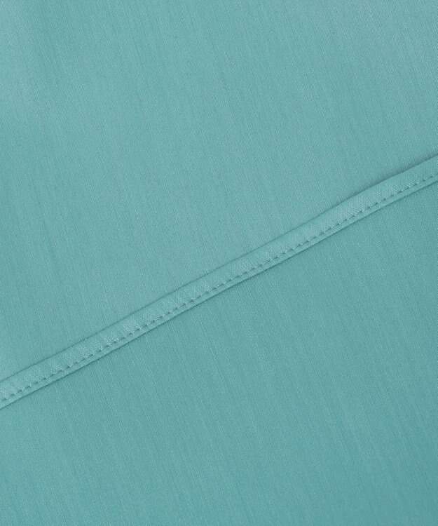 ICB L 【接触冷感・洗える】エステルラミーチンツ プルオーバーブラウス セルリアン系