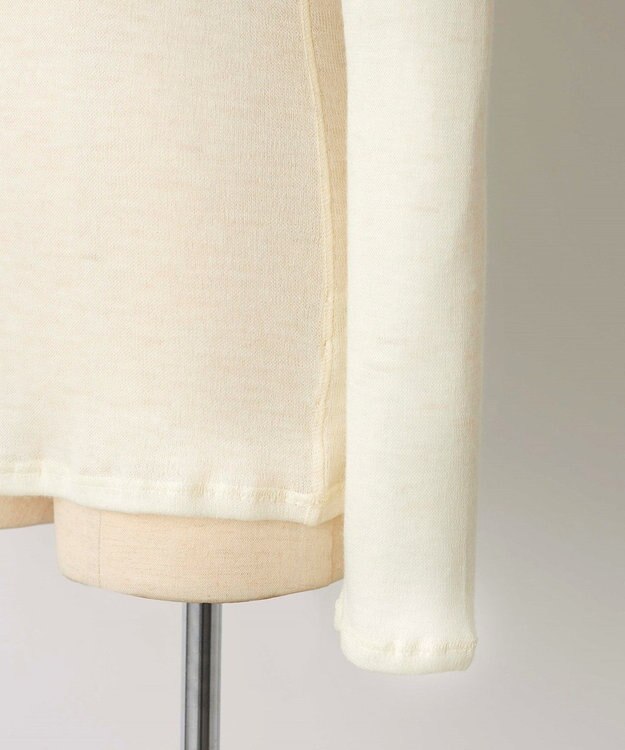 TOQUE 〈大草直子さんアドバイザー〉ロイヤルベビーアルパカ針抜きスムスインナートップス オフ