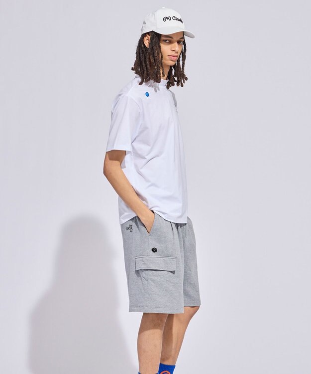 PW CIRCULUS 【MEN】DOVE グラフィックモックT ゴルフ ホワイト系