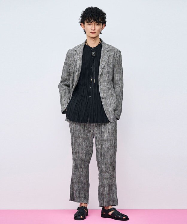 JOSEPH HOMME 【HIGH GRADE LINE】マックスプリーツワッシャー　ジャケット ライトグレー系4