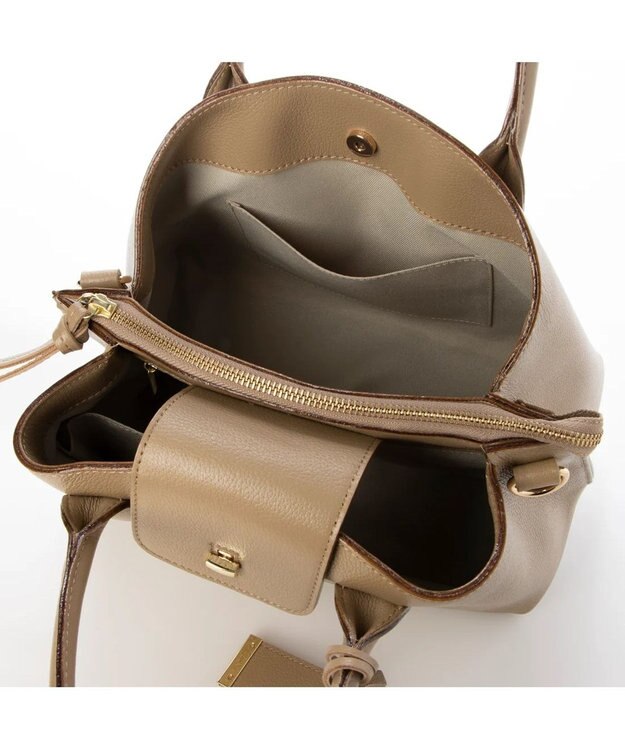 UNBILLION perche ゴートユーティリティヒネリかぶせトートS オーク