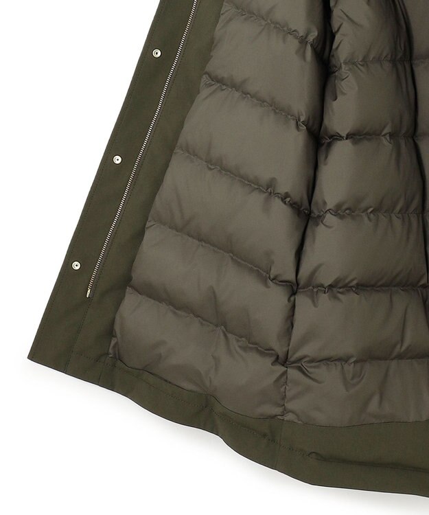 23区 【一部店舗限定/撥水加工】ミリタリー ダウンコート カーキ系