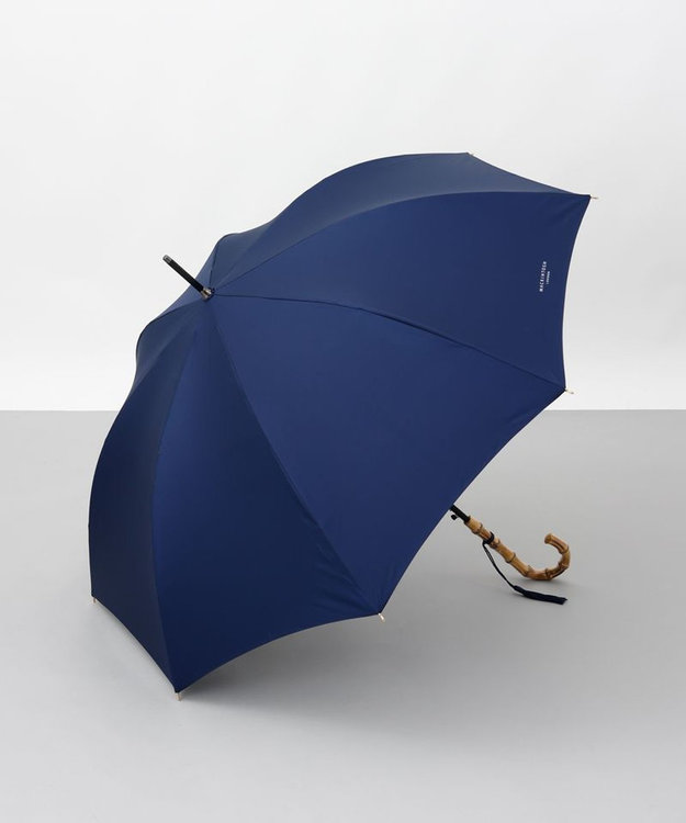 AURORA 【MACKINTOSH LONDON（マッキントッシュ ロンドン）】無地雨傘（長傘） ネイビー