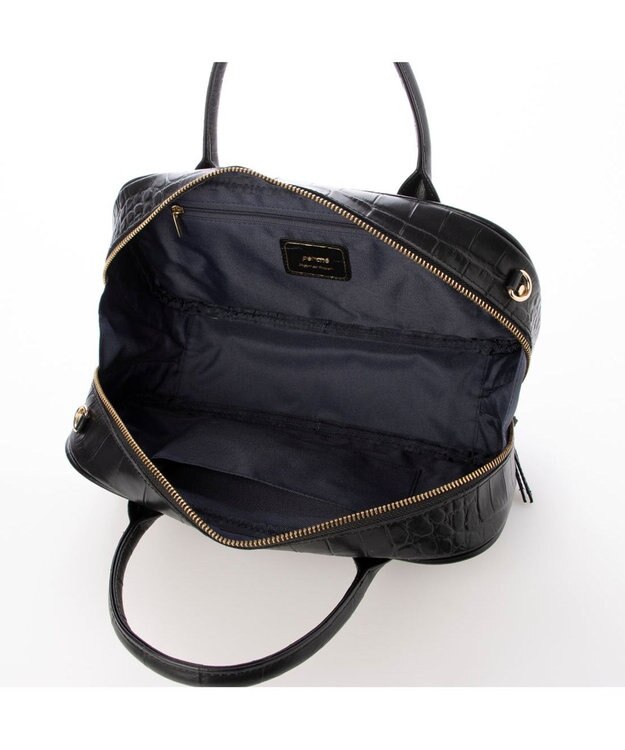 UNBILLION ペルケ perche / 牛革ランドスケープ2wayショルダーバッグM ブラック