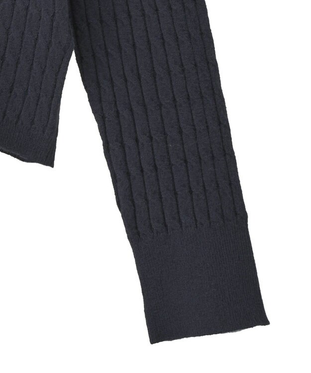 AMERICAN HOLIC ミニケーブルショート丈プルオーバー Navy