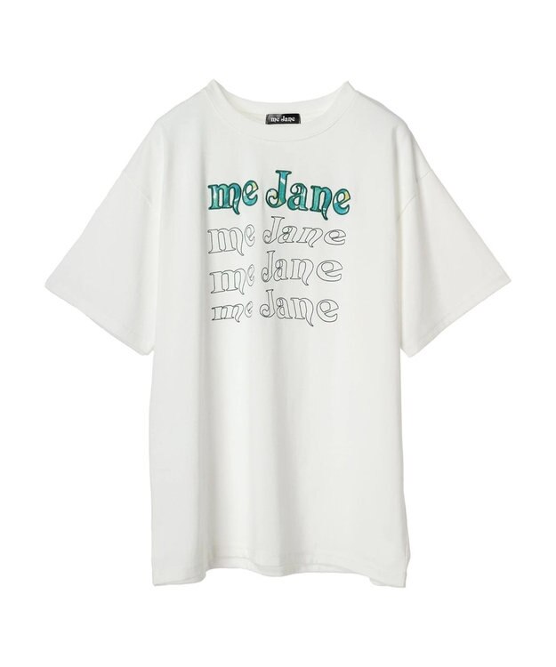 Green Parks ｍｅ　Ｊａｎｅ／４連ロゴＢｉｇＴシャツ White