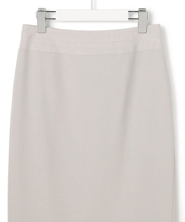 ICB レーヨンライクトロ タイトスカート ライトグレー