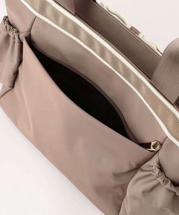 TOCCA DUAL RIBBON NYLON TOTE L トートバッグ L ベージュ系