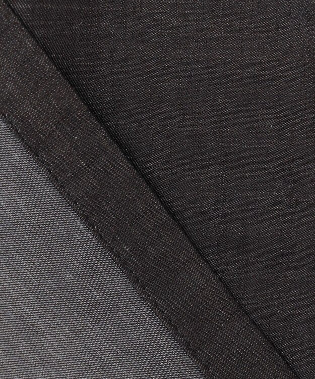 23区 【洗える】デニムライクシャンブレー Iライン スカート ブラック系