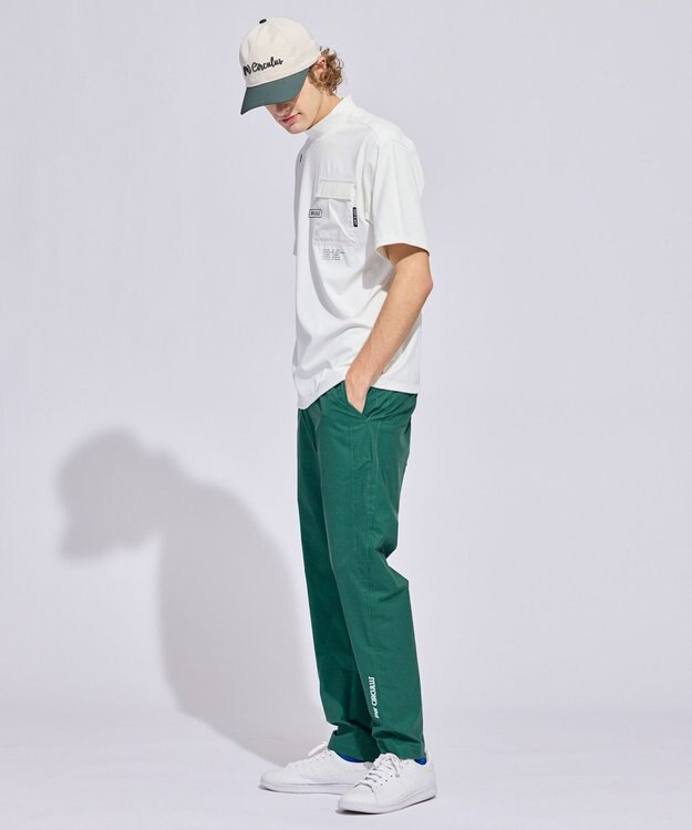 PW CIRCULUS 【花粉がつきにくい】【MEN】BASICテーパードパンツ ゴルフ グリーン系