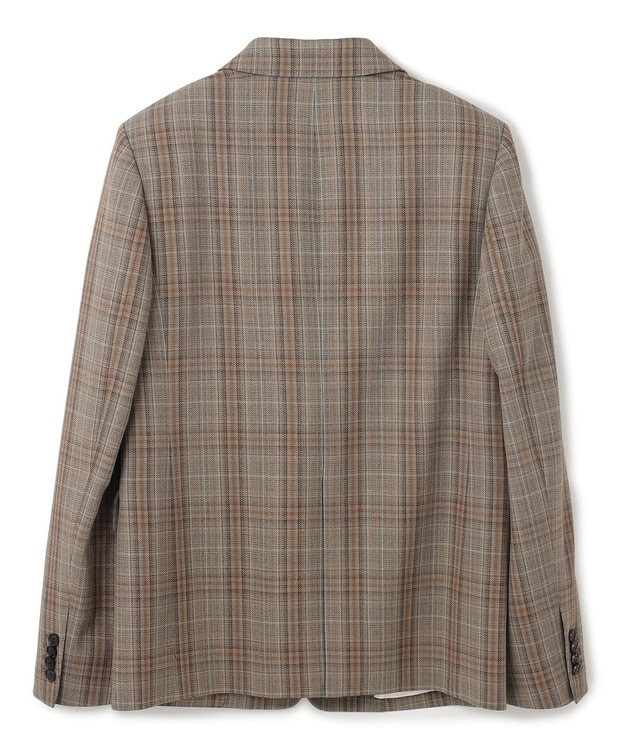BEIGE， 【Oggi ８月号掲載】SELMA / チェックウールテーラードジャケット Camel × Nude