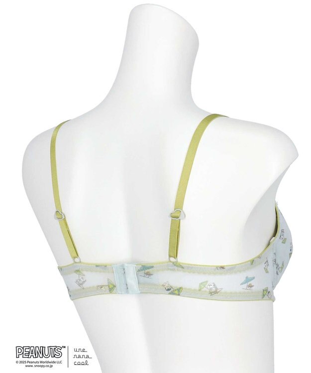 une nana cool 【ノンワイヤーブラ】リボンブラ　MADE WITH PEANUTS GY