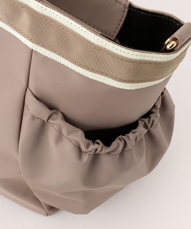 TOCCA DUAL RIBBON NYLON TOTE L トートバッグ L ベージュ系