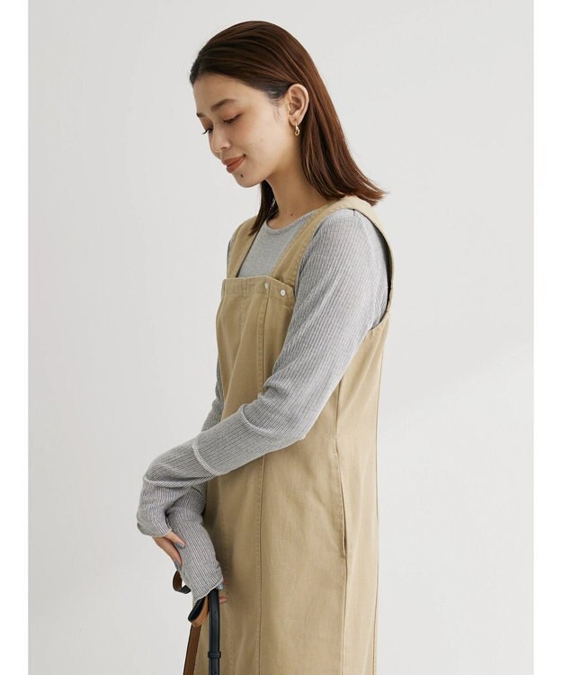 Green Parks ・ＳＵＧＡＲ　ＳＰＯＯＮ　ツイルマーメイドジャンスカ Beige