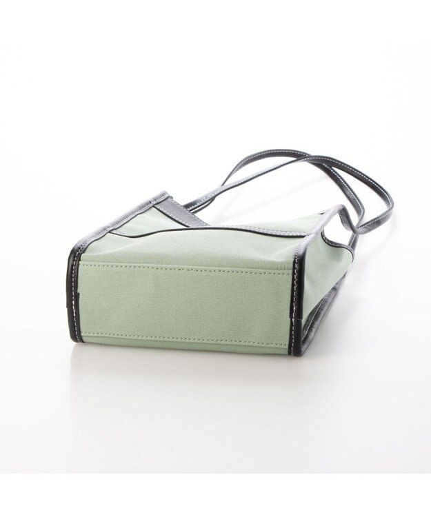 LA BAGAGERIE 【倉敷帆布】キャンバス縦型ミニトート ライトグリーン