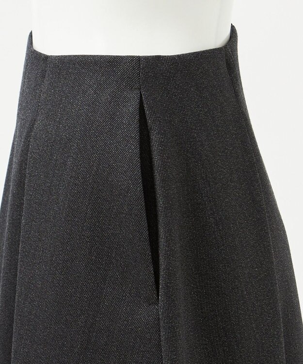 23区 【エステータ】CANONICO カバートクロス スカート チャコールグレー