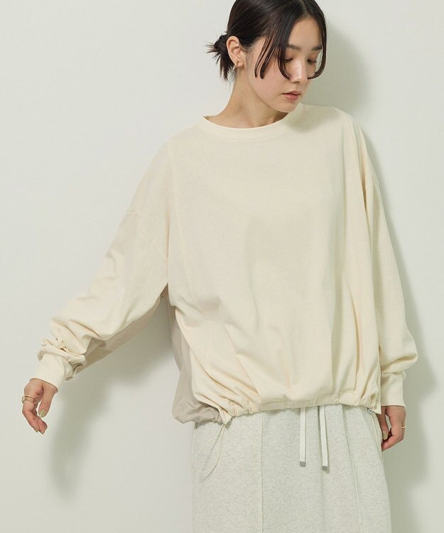 Green Parks バルーンドッキングプルオーバー Ivory