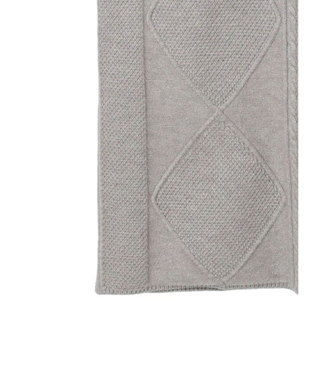 Green Parks ケーブルニットスカート Gray Mixture